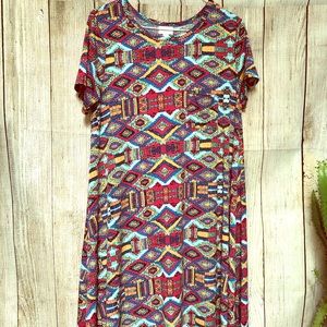 LuLaRoe Tribal Casual Comfy Dress